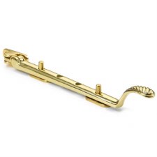 Cotswold Window Stay 10" Polished Brass Unlacquered