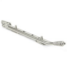 Reeded Locking Casement Stay 10.5" Polished Nickel