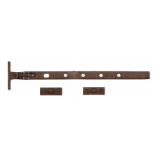 Heritage Casement Stay 12" RBL680 Solid Bronze Rustic