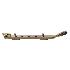 Heritage Reeded Casement Stay V892 12" Antique Brass Lacquered