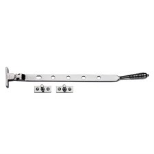Heritage Reeded Casement Stay V892 12" Polished Chrome Heritage Reeded Casement Stay V892 12" Polished Chrome