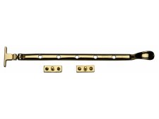 Heritage Casement Stay 12"  V990 Polished Brass