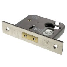 Mortice Euro Deadlock CE Marked 2.5" Polished Nickel