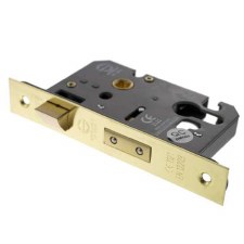 Mortice Euro Sashlock CE Marked 2.5" Polished Brass