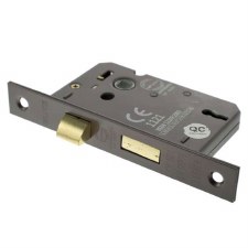 Mortice 3 Lever Sashlock CE Marked 2.5" Urban Bronze