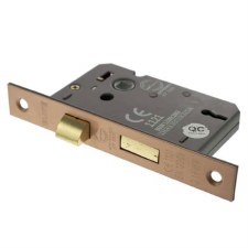 Mortice 3 Lever Sashlock CE Marked 2.5" Urban Satin Copper