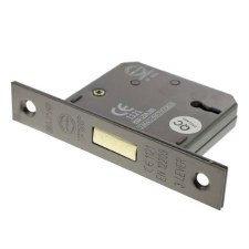 Mortice Deadlock CE Marked 2.5" Urban Bronze