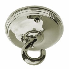 Victorian Constable 628 Ceiling Hook Polished Nickel