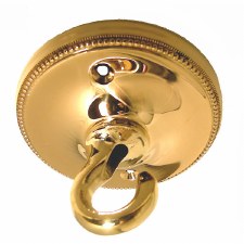 Regency Princess 975 Ceiling Hook Polished Brass Unlacquered