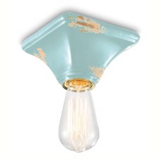 Ferroluce Ceiling Light C135 Vintage Azzurro