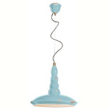 Ferroluce Pendant Light C1410 Vintage Azzurro