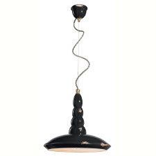 Ferroluce Pendant Light C1410 Vintage Nero