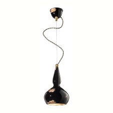 Ferroluce Pendant Light C1413 Vintage Nero