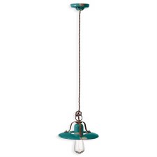 Ferroluce Ceiling Light C1441 Vintage Verde