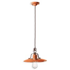 Ferroluce Ceiling Light C1442 Vintage Arancio