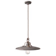 Ferroluce Ceiling Light C1443 Vintage Tortora