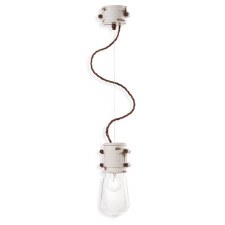 Ferroluce Ceiling Light C1520 Vintage Bianco