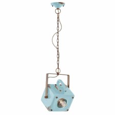 Ferroluce Pendant Ceiling Light C1652 Vintage Azzurro