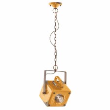 Ferroluce Pendant Ceiling Light C1652 Vintage Giallo