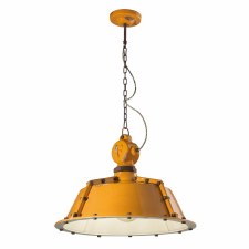 Ferroluce Ceiling Pendant Light C1720 Vintage Giallo