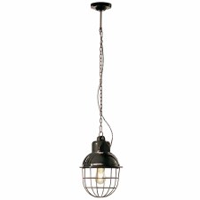 Ferroluce Pendant Ceiling Light C1770 Vintage Nero