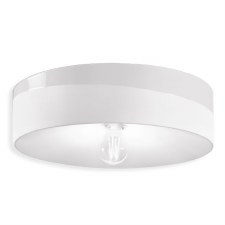 Ferroluce Flush Ceiling Light C1792 Bianco Grezzo