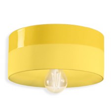 Ferroluce Flush Ceiling Light C1793 Giallo Limone