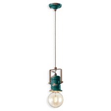 Ferroluce Ceiling Light C1840 Vintage Verde