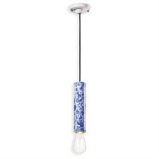 Ferroluce Flush Ceiling Light C2500 Ming Blue