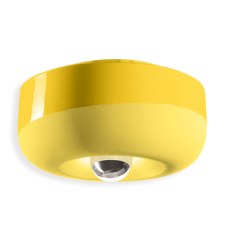 Ferroluce Flush Ceiling Light C2542 Giallo Limone