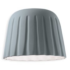 Ferroluce Flush Ceiling Light C2573 Grigio Tele