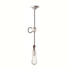 Ferroluce Pendant Light C660 Vintage Bianco