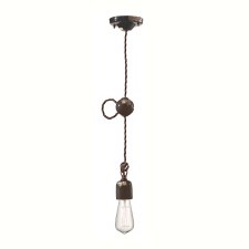 Ferroluce Pendant Light C660 Vintage Nero