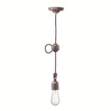 Ferroluce Pendant Light C660 Vintage Tortora