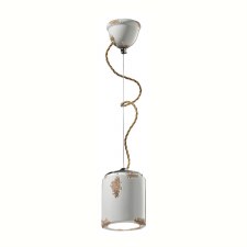 Ferroluce Pendant Light C984 Vintage Bianco