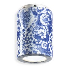 Ferroluce Flush Ceiling Light C985 Ming Blue