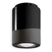 Ferroluce Flush Ceiling Light C985 Nero Carbone