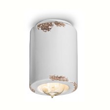 Ferroluce Ceiling Light C985 Vintage Bianco