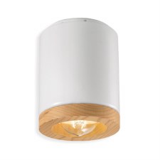 Ferroluce Ceiling Light C989 Smalto Bianco