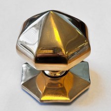 Croft Centre Door Knob 1751 76mm Polished Gunmetal