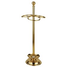 Cerchi Umbrella Stand Polished Brass