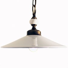 Ferroluce Chain Pendant Ceiling Light Crema