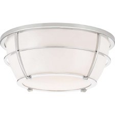 Quoizel Chance Bathroom Flush Light Polished Chrome