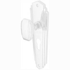 Heritage Charlston Door Knobs Euro Profile CHA1948 Satin Chrome Heritage Charlston Door Knobs Euro Profile CHA1948 Satin Chrome