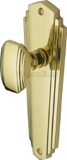 Heritage Charlston Door Knobs Lever Latch CHA1910 Polished Brass Heritage Charlston Door Knobs Lever Latch CHA1910 Polished Brass