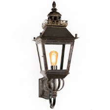 Chateau Outdoor Wall Lantern Antique Brass