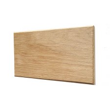 Oak Plinth for House Numbers Chevron Edge 3 Digit