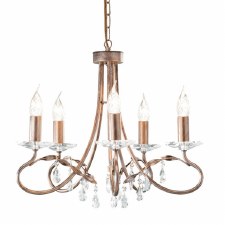 Elstead Christina 5 Arm Chandelier