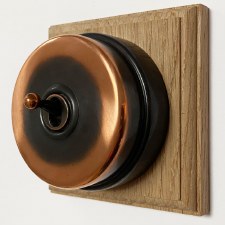 Light Switches: Period Round Dome Switches - Broughtons Lighting