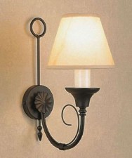 Classica Single Wall Light Matt Black